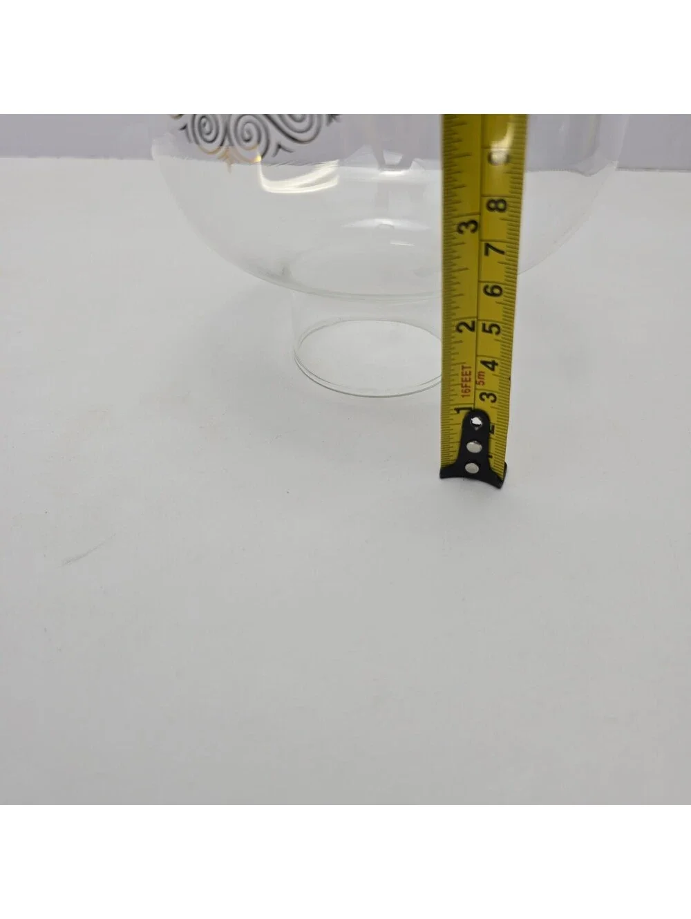 Clear Glass Hurricane Shade 8.5” Tall Replacement Oil Lamp Chimney